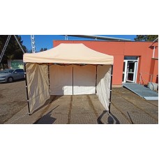 PROFI Nůžkový párty stan, prodejní stánek 2x3 m béžový